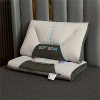 Thailand Natural Latex Breathable Pillow Protect Neck Pillow Core To Help Sleep Cervical Pillows for Bedroom Home Adult Bedding