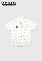 WAKAKIDS Wakakids Kemeja Anak Laki Laki Usia 1 Tahun Hingga 8 Tahun Atasan Baju Kerah Collar Shirt M