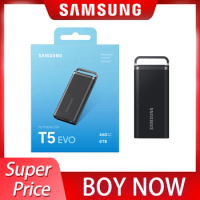 USB 3.2 Samsung T5 EVO SSD 2TB 4TB 8TB External Solid State Disk High Speed Portable Original SSD Fo