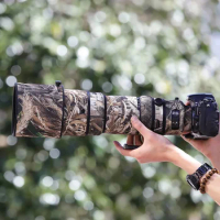 ZZQ&amp;CCF camouflage lens coat for NIKON AF-S 200-400mm F4 G II ED VR waterproof and rainproof lens protective cover lens cover