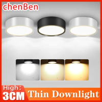 LED Downlights Ceiling 220v Spotlights 10/12/20/30/40W Rails Fixture Fordable Lamp Indoor Lighting Home Decor