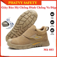 {Tặng Lót Giày} Giày Bảo Hộ Khóa Dán Tiện Lợi SAFEGO MS603 Chống Đinh/Chống Dập Ngón/Chống Trơn/Chốn