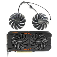 New GPU Fan 88MM 4PIN T129215SU PLD09210S12HH for Gigabyte Geforce GTX 1050 1050TI 1060 1070 1070TI Radeon RX 570 580 470 480 G1