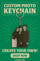 Custom Photo Keychain Gantungan Kunci Acrylic