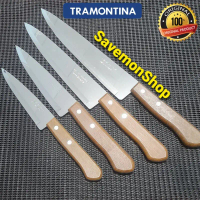 Ijaka221 Pisau Tramontina 5/6/7/8/9 Inch Original Brazil | Pisau Daging Gagang Kayu | Pisau Dapur St