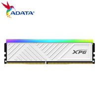 100% ADATA XPG White D35G DDR4 RGB Memory Module 3200MHz 3600MHz 8GB 16GB Single U-DIMM Heatsink Gaming Memoria RAM for Desktop