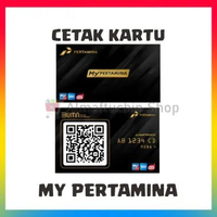 Cetak Kartu My Pertamina Premium Kustom Bahan Tebal Standard My Pertamina