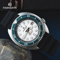 PARNSRPE Diver Men's Automatic mechanical watch Watch White Dial Sapphire Glass Japan NH35 Movement