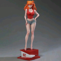 Asuka Langley Summer Girlfriend Evangelion The Summer Plants Studio Figur Anime Koleksi Terbaik