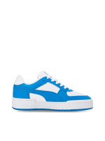 รองเท้าผ้าใบยูนิเซ็กส์ CA Pro Classic Trainers สี PUMA White-Hyperlink Blue-Club Navy