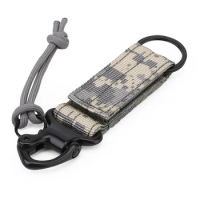 Outdoor Tool Tactical Keychain Carabiner Clip Holder Webbing Buckle Key Hooks Camping Waist Belt Keeper Utility Hanger Hook