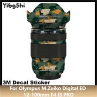 For Olympus M.Zuiko Digital ED 12-100mm F4 IS PRO Lens Sticker Protective Skin Decal Vinyl Wrap Film