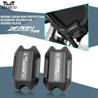 2022 2021 scooter xadv750 For Honda XADV Moto 25mm Crash Bar Bumper Engine Guard Protection Decorative Block X ADV X-ADV 750