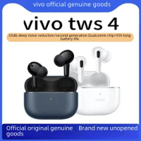 Vivo TWS 4 TWS Earphone 55dB Active Noise Cancelling Wireless Bluetooth 5.4 Headphone 45 Hours Batte