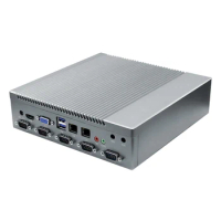OEM ODM industrial box computer Linux / Android / window cheap industrial fanless mini pc i3 i5 i7