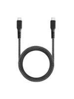 สาย USB-C To USB-C (1 เมตร,สีดำ) รุ่น Fibratough 3.1 Gen 2