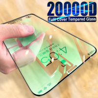 20000D Full Protective Glass For iPhone 12 mini 13 Pro Max X XR Screen Protector For iPhone 11 pro XS Max Tempered Glass Film