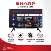 TIP-11133 - [INTERNAL BAZAAR] SHARP 2T-C42BG1i AQUOS Smart LED TV FHD Android with Google Assistant 