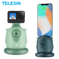 TELESIN 360 Rotation Auto Face Tracker Gimbal Smart Shooting Stabilizer Photo Vlog Video Record Phone Holder For GoPro Phone