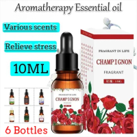 10ml Essential Oil, Diffuser Humidifier Massage Candle Hair Care Rose/Lavender/Eucalyptus/Lemon/Jasmine/Mint/Sandalwood/Lilac