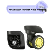 For American Tourister W208 Rotating Smooth Silent Shock Absorbing Wheel Accessories Wheels Universal Wheel Replacement Suitcase