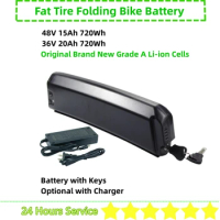 Fat Tire Folding Electric Bike Ebike Battery 48V 15Ah 21700 for Vbike Levo 20 Levo 20S Foldable Electric Bike Battery