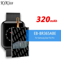 320mAh KiKiss Battery EB-BR360ABE EB-BR365ABE for Samsung Gear Fit2 Pro Fitness SM-R365 R365 Gear Fit 2 Pro / Fit2 Fit 2 R360