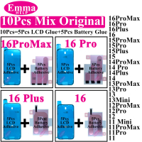 Keo Dính Pin Chống Thấm Nước Màn Hình Chính Hãng 10 Cái, Dành Cho iPhone 16, 15, 14, Pro Max, 13, 11