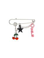 แอคเซสซอรีสำหรับตกแต่งหมวก ยูนิเซ็กซ์ Cherry Ball Cap Pin รุ่น 3AETC126N 00SIS สีเงิน