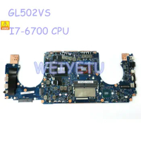 Used GL502VS Asus ROG notebook motherboard I7 6700 GTX 1070 8GB GL502V Laptop Mainboard REV2.0 60NB0DD0-MB1150 Tested Working