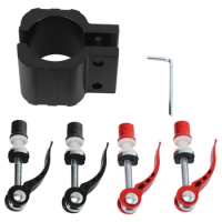 Scooter Spider Folding Clamp Scooter Rugged Lock Rod Vertical Clamper for Zero 8X 10X 11X Speedual Dualtron Dt3 Black