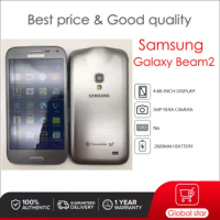 Original Unlocked Used Samsung Galaxy Beam2 G3858 One Sim Mobile Phone 4.66' 5.0MP WIFI 2600mAh 1GB+512MB Android 4.4.2 Phone