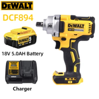 DEWALT DCF894 18V/20V Brushless Impact Wrench XR Compact High Torque 447Nm Powerful Auto Car Repair Electric Wrench Power Tools