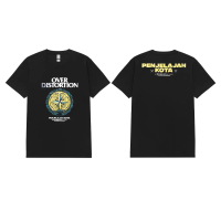 T-Shirt Band Over Distortion - Penjelajah Kota