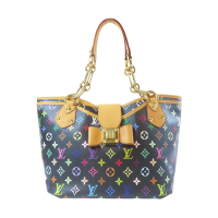 【二手名牌BRAND OFF】LOUIS VUITTON LV 路易威登 黑彩 原花 帆布 Annie MM 肩背包 金扣 M40307