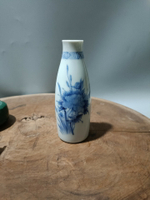 日本回流瓷器古董精品青花瓶德利，畫工發色漂亮，全品，大正時期