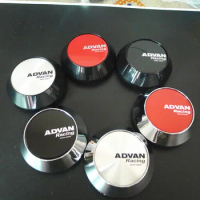 4pcs For ADVAN Racing 65mm Wheel Center Hub Cap Cover 45mm Car Styling Emblem Badge Logo Rims Stickers Accessories