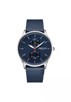 Kenneth Cole New York Kenneth Cole New York Blue Dial With Blue Leather Strap Unisex Watch KCWGF2233402