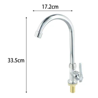 Plastic Steel Sink Cold Taps Faucet Kitchen Sink Faucet Single Lever Hole Tap Cold Water Basin Faucets Bathroom Accessories