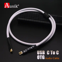 HiFi USB Type C To C Audio Cable / Canare Audio Cable USB OTG Cable for PC MP3 CD DVD Amplifier DAC AS030