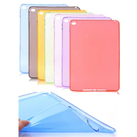 Good Quality Transparent Soft Gel TPU Cover For iPad Mini 4 Rubber Case For iPad Mini 2/3 Protective Skin 100PCS/Lot