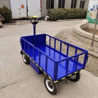 800 kg Flatbed Trolley Wagon Cargo Bike Four-wheel Small E-Platform Truck For Warehouse Construction Sites