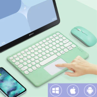 Suitable iPad Keyboard and Mouse Combo Wireless Bluetooth Keyboard Set for iPad Xiaomi Samsung Huawei Tablet Android IOS Windows