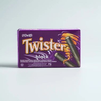 Delfi Wafer Roll Twister Vanilla Black Vanilla