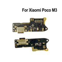 For Xiaomi Poco M3 USB Charging Port Flex Cable Poco M3 Charger Port Dock Plug Connect Board Replacement Parts Repair