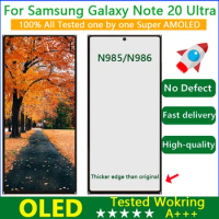 Super OLED LCD For Samsung Galaxy Note 20 Ultra LCD Display Touch screen Digitizer For Samsung Note20 Ultra 5G N985F N986B