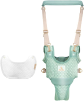 Baby Walking Harness with Bib Handheld Toddler Walker Helper Adjustable Walker Assistant Belt Infant