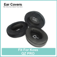 Earpads For Koss QZ PRO Headphone Earcushions Protein Velour Sheepskin Pads Foam Ear Pads Black