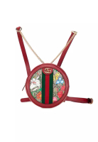 Gucci Pre-Loved Gucci Mini Gg Supreme Flora Round Ophidia Backpack