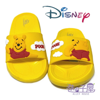 *DISNEY迪士尼 童款小熊維尼防水超輕量拖鞋 [520066] 黃 MIT台灣製造【巷子屋】
